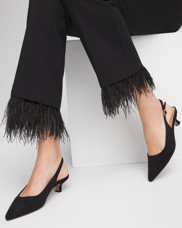 Juliet Feathers Kick Flare Pants - image 4